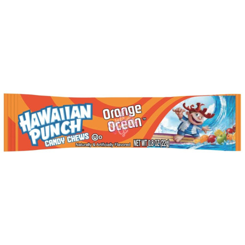Hawaiian Punch Chew Bar Ocean Orange 23g - 36ct