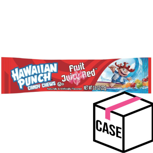 Hawaiian Punch Chew Bar Fruit Juicy Red 23g - Case