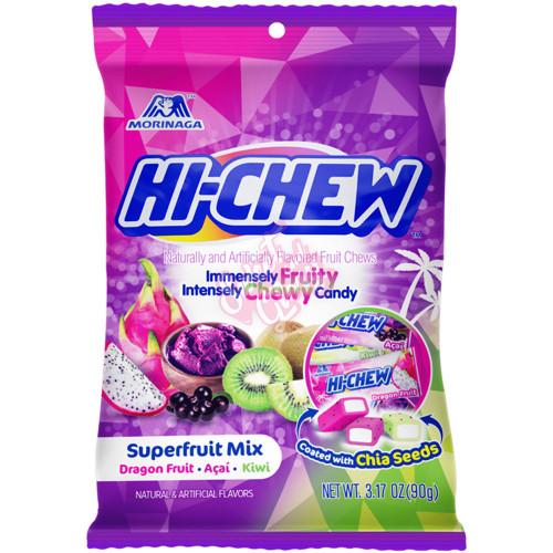 Hi-Chew Superfruit Mix Peg Bag 90g - 6ct