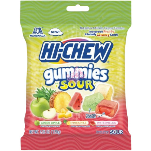 Hi-Chew Gummies Sour 120g - 9ct