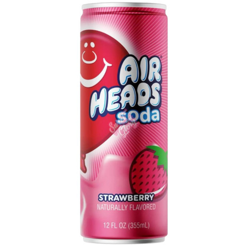 Airheads Soda Strawberry 355ml - 12ct