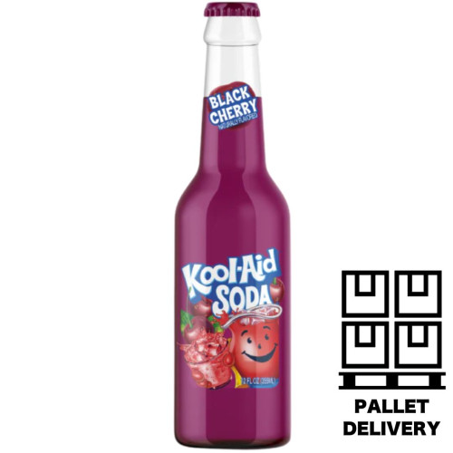 Kool Aid Soda Black Cherry 355ml - 12ct