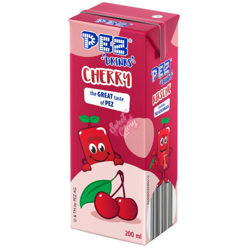 Pez Cherry Flavoured Drink 200ml - 40ct