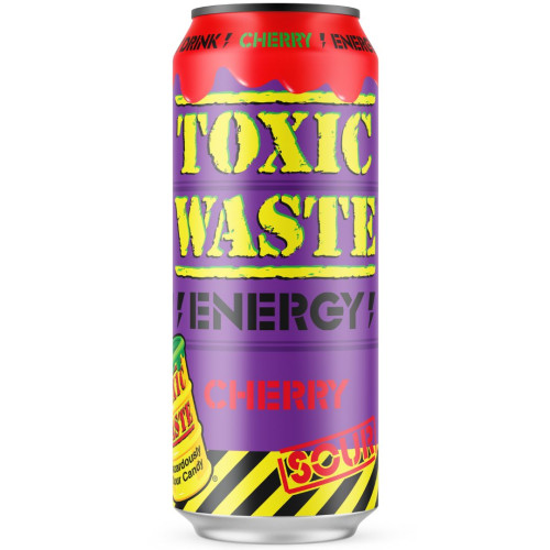 Toxic Waste Sour Cherry Energy 500ml - 12ct