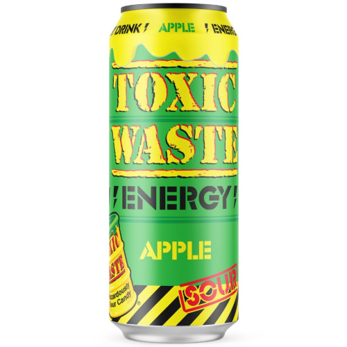 Toxic Waste Sour Apple Energy 500ml - 12ct