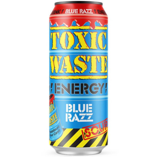Toxic Waste Sour Blue Razz Energy 500ml - 12ct