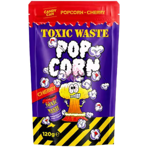 Toxic Waste Cherry Popcorn 120g - 18ct