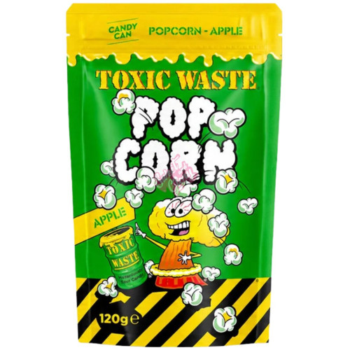 Toxic Waste Apple Popcorn 120g - 18ct