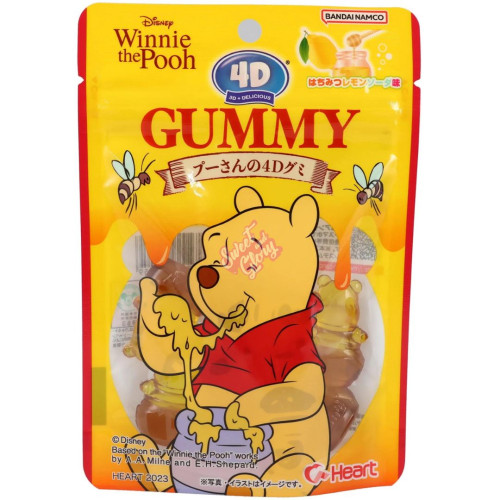 Heart 4D Gummy Winnie the Pooh (Japan) 72g - 8ct