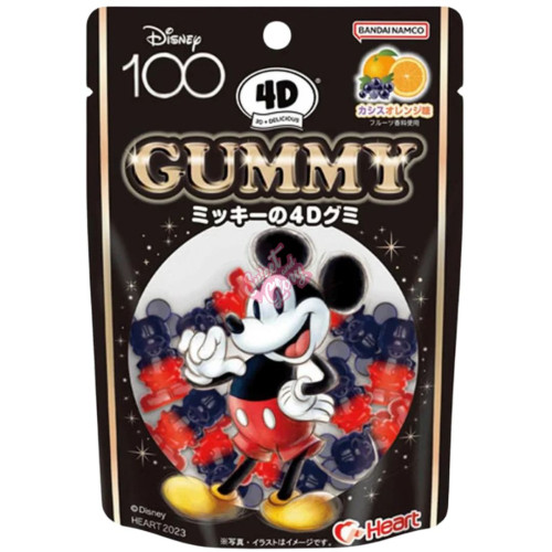 Heart 4D Gummy Mickey Mouse (Japan) 72g - 8ct