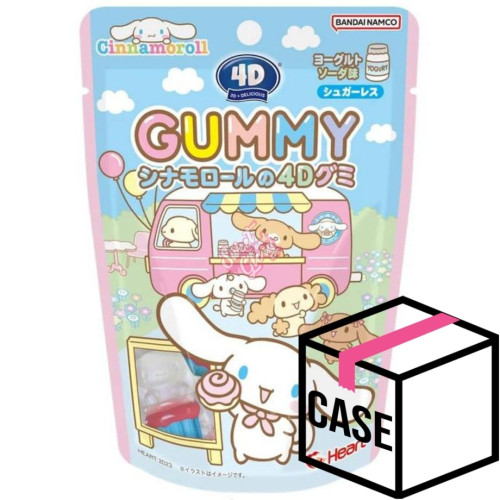 Heart 4D Gummy Cinnamoroll (Japan) 55g - Case
