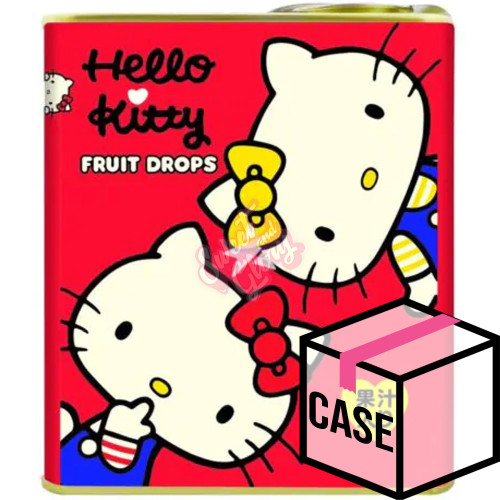 Hello Kitty Fruit Drops Tin (Japan) 75g - Case