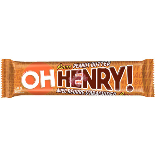 Oh Henry Reese's Peanut Butter 58g (CAN) - 24ct