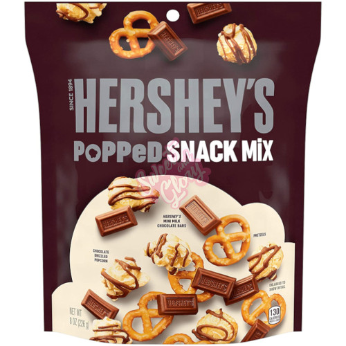 Hershey's Chocolate Popped Snack Mix 226g - 6ct