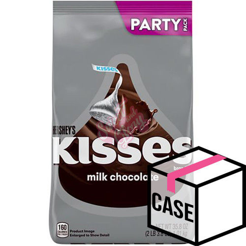 Hershey's Kisses Milk Chocolate Party Bag 1014g - Case