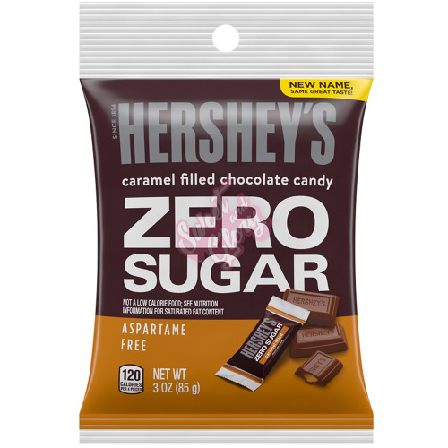 Hershey's Sugar Free Chocolate Filled with Caramel 85g - 12ct