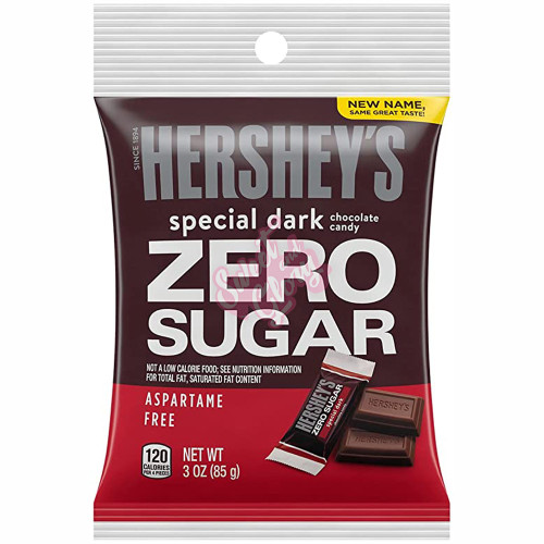 Hershey's Sugar Free Dark Chocolate Mini's 85g - 12ct
