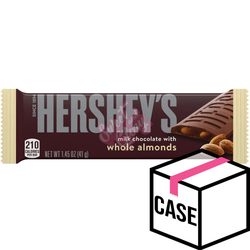 Hershey's Milk Chocolate Bar with Almonds 41g - Case
