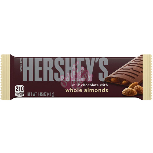 Hershey's Milk Chocolate Bar with Almonds 41g - 36ct