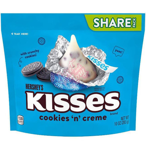 Hershey's Kisses Cookies 'N' Creme 283g - 8ct