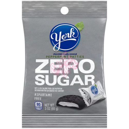 York Patties Sugar Free Peg Bag 85g - 12ct