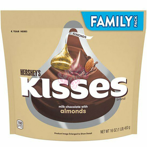 Hershey's Kisses Milk Chocolate with Almonds 454g - 8ct