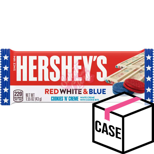 Hershey's Cookies & Creme Red White & Blue US 43g - Case