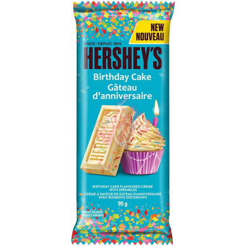 Hershey's King Size Birthday Cake Bar 95g (CAN) - 14ct