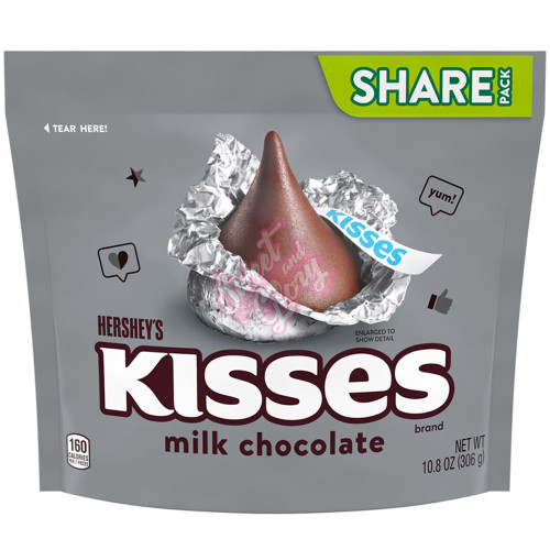 Hershey's Kisses Milk Chocolate Share Pack 306g - 16ct