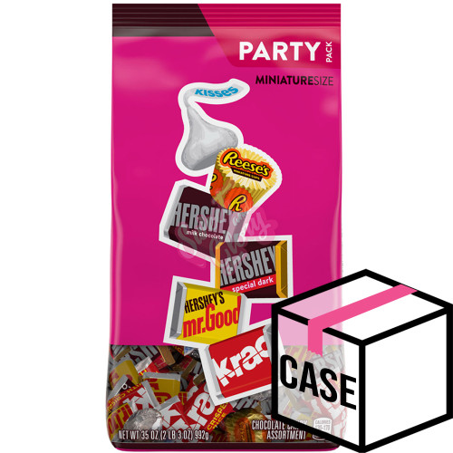 Hershey's Miniatures Assortment Party Bag 992g - Case