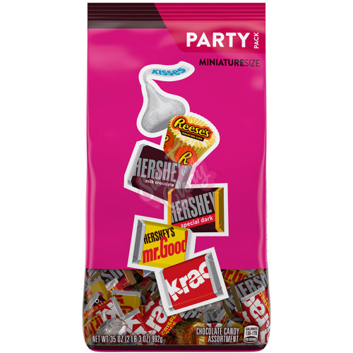 Hershey's Miniatures Assortment Party Bag 992g - 1ct