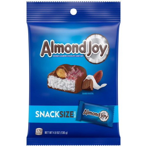 Almond Joy Snack Size Peg Bag 136g - 9ct
