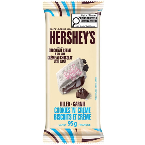 Hershey's Cookies n Creme Chocolate & Sea Salt 95g - 14ct
