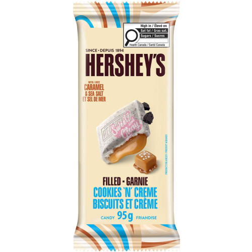 Hershey's Cookies n Creme Caramel & Sea Salt 95g - 14ct