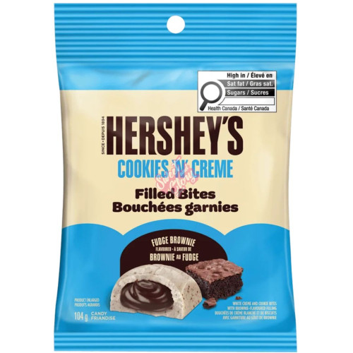 Hershey's Cookies n Creme Fudge Brownie 104g - 12ct