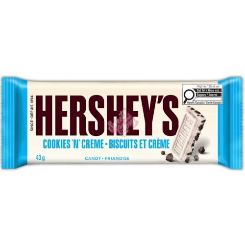 Hershey's Cookies N Creme 43g (CAN) - 36ct