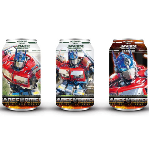 Transformers Optimus Prime Ramune Original 330ml - 24ct