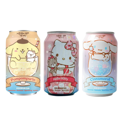 Hello Kitty Friends Ramune Original 330ml - 24ct