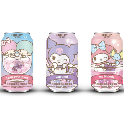 My Melody Friends Ramune Grape 330ml - 24ct