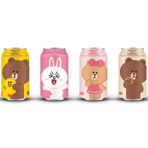 Line Friends Ramune Original 330ml - 24ct
