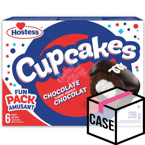 Hostess Cupcake Chocolate 206g (CAN) - Case