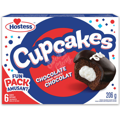 Hostess Cupcake Chocolate 206g (CAN) - 1ct