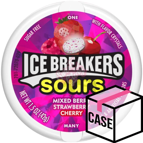 Ice Breakers Sours Berry 42g - Case