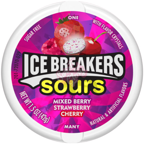 Ice Breakers Sours Berry 42g - 8ct