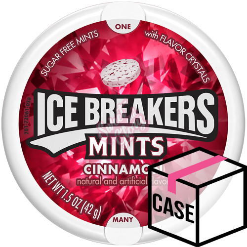 Ice Breakers Mints Cinnamon 42g - Case