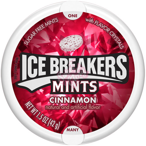Ice Breakers Mints Cinnamon 42g - 8ct