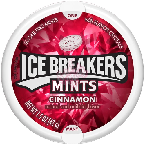 Ice Breakers Mints Cinnamon 42g - 8ct