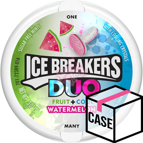Ice Breakers Duo Mints Watermelon 36g - Case