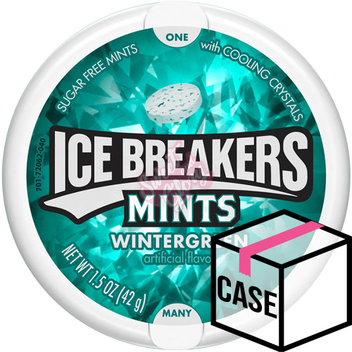 Ice Breakers Wintergreen Mints 43g - Case