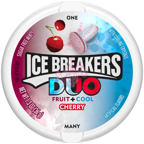 Ice Breakers Duo Mints Cherry 36g - 8ct